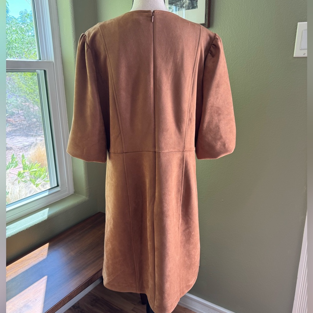 Ann Taylor Faux Suede Dress - Picture 3 of 9